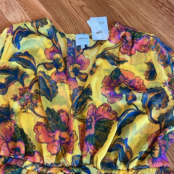 MISA Los Angeles “Kaia” Dress in Grand Canary Mix - Boho Chic Mini Size XL NWT - Picture 11 of 16